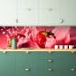 Preview: Spritzschutz Küche Rote Erdbeeren