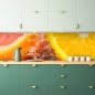 Preview: Spritzschutz Küche Orange Splash