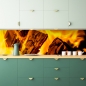 Preview: Spritzschutz Küche Lagerfeuer