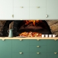 Preview: Spritzschutz Küche Stein Pizza