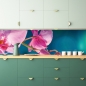 Preview: Spritzschutz Küche Tropische Orchidee