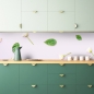 Preview: Spritzschutz Küche Kleine Blumen