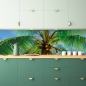 Preview: Spritzschutz Küche Kokospalme
