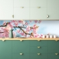 Preview: Spritzschutz Küche Kirschblüten