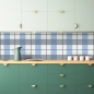Preview: Spritzschutz Küche Karo Muster