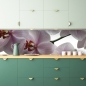 Preview: Spritzschutz Küche Wilde Orchideen