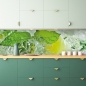 Preview: Spritzschutz Küche Limette im Eis