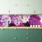 Preview: Spritzschutz Küche Lila Blume