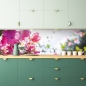 Preview: Spritzschutz Küche Blüten Sonnenstrahl