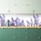 Preview: Spritzschutz Küche Blumen Design