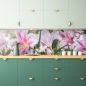 Preview: Spritzschutz Küche Lilien Blumen
