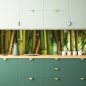 Preview: Spritzschutz Küche Bambusrohre