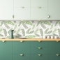 Preview: Spritzschutz Küche Tropisches Design