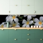 Preview: Spritzschutz Küche Plumeria Blume