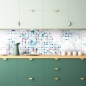 Preview: Spritzschutz Küche Punkte Design