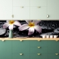 Preview: Spritzschutz Küche Asiatische Blüte