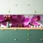 Preview: Spritzschutz Küche Wilde Orchidee