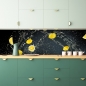 Preview: Spritzschutz Küche Zitronen Splash