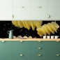 Preview: Spritzschutz Küche Fusilli Nudeln