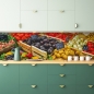 Preview: Spritzschutz Küche Gemüse Markt