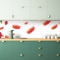 Preview: Spritzschutz Küche Erdbeeren Frucht