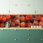Preview: Spritzschutz Küche Cherry Tomaten