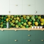Preview: Spritzschutz Küche Unreife Zitronen