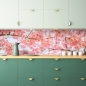 Preview: Spritzschutz Küche Kirschblüte