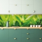 Preview: Spritzschutz Küche Grüne Pflanze