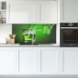 Preview: Spritzschutz Küche Hot Drink Green