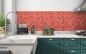 Preview: Spritzschutz Küche Rotorange Mosaik