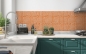 Preview: Spritzschutz Küche Orange Mosaik