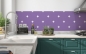 Preview: Spritzschutz Küche Violett Sterne
