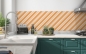 Preview: Spritzschutz Küche Linien Muster