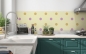 Preview: Spritzschutz Küche Pastellfarbene Punkte