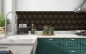 Preview: Spritzschutz Küche Palastmauer Muster