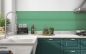 Preview: Spritzschutz Küche Grüne Streifen Motiv