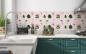 Preview: Spritzschutz Küche Rosa Wunderblumen