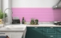 Preview: Spritzschutz Küche Pinke Streifen Muster