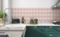 Preview: Spritzschutz Küche Pink Vierpass Muster
