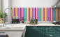Preview: Spritzschutz Küche Farbige Streifen Design
