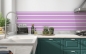 Preview: Spritzschutz Küche Lila Streifen Muster