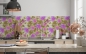 Preview: Spritzschutz Küche Blumen Motiv
