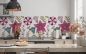 Preview: Spritzschutz Küche Pop Art Blumen
