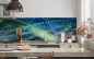 Preview: Spritzschutz Küche Wellen Licht Abstrakt