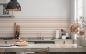 Preview: Spritzschutz Küche Pastell Linien