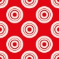 Preview: Spritzschutz Küche Rot Kreise