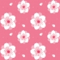 Preview: Spritzschutz Küche Pinke Blumen