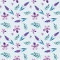 Preview: Spritzschutz Küche Blumen Aquarell