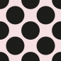 Preview: Spritzschutz Küche Black Polka Dots